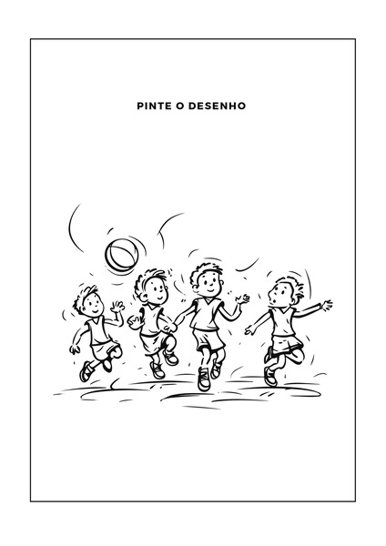 Pinte o Desenho - Futebol v.2