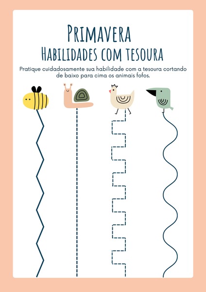 Primavera - Habilidades com Tesoura