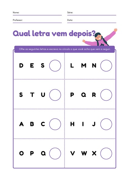 Qual Letra vem Depois?