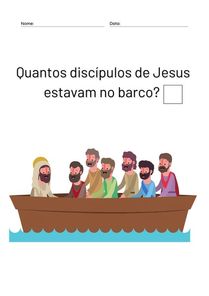 Quantos Discípulos de Jesus Estavam no Barco?