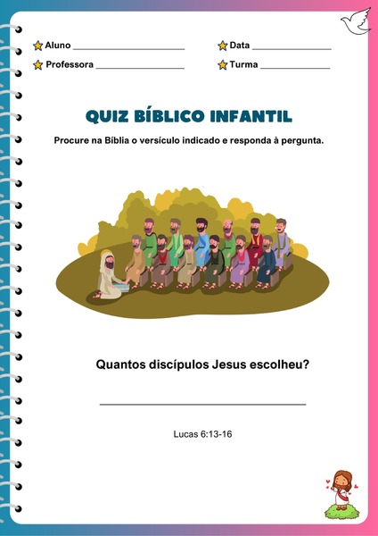 Quiz Bíblico Infantil v.10