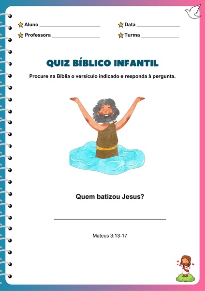 Quiz Bíblico Infantil v.7