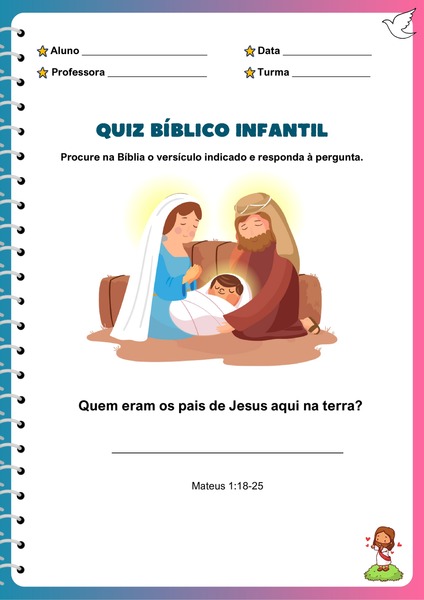 Quiz Bíblico Infantil v.8