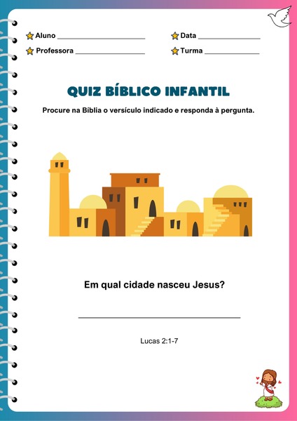 Quiz Bíblico Infantil v.9