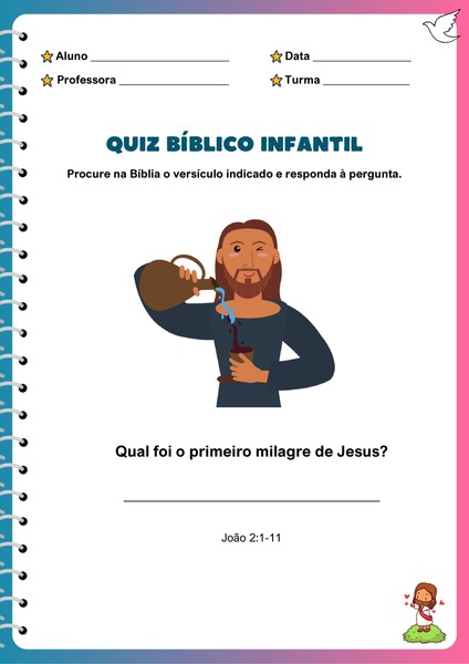 Quiz Bíblico Infantil