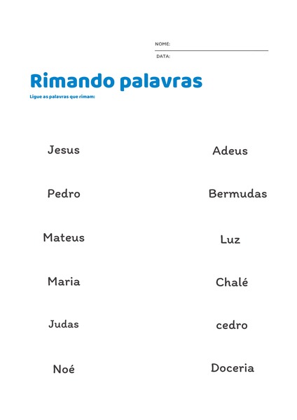 Rimando Palavras