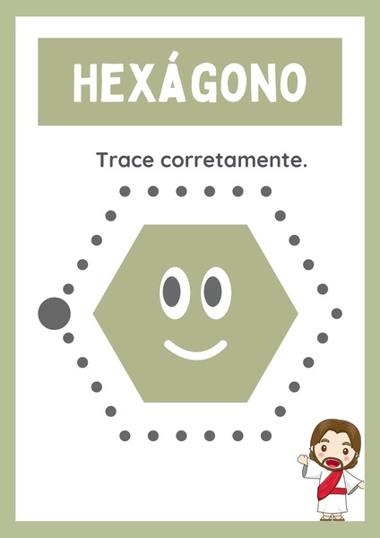 Trace Corretamente - Hexágono