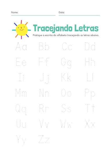 Tracejando Letras