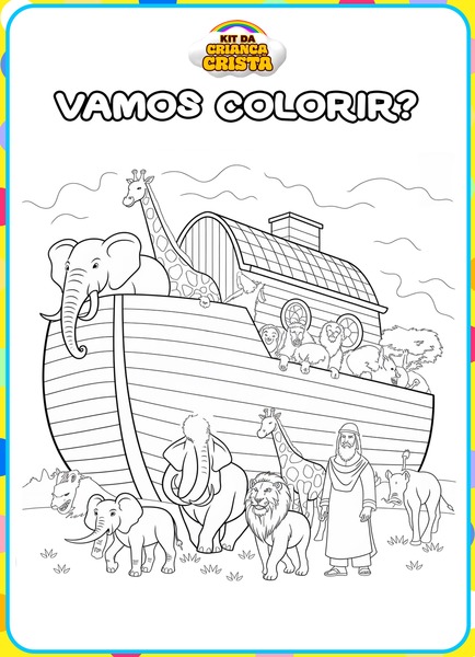 Vamos Colorir - A Arca de Noé v.2