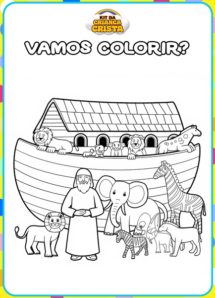 Vamos Colorir - A Arca de Noé v.3