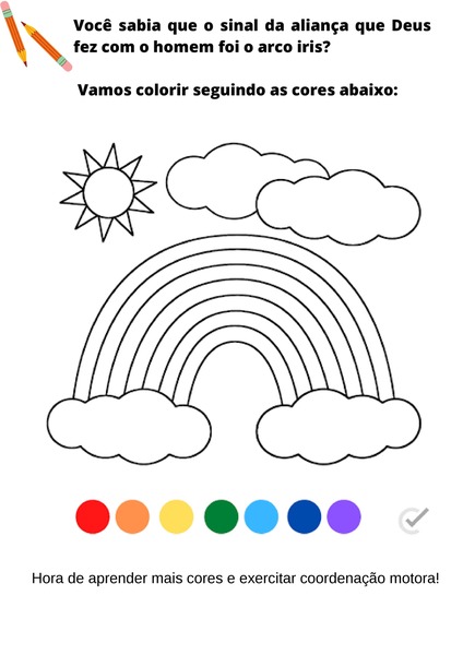 Vamos Colorir - Arco-íris