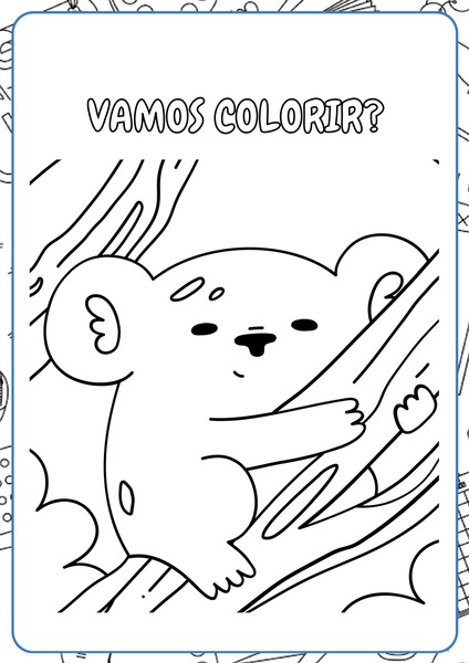 Vamos Colorir - Bicho-preguiça