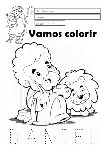 Vamos Colorir - Daniel