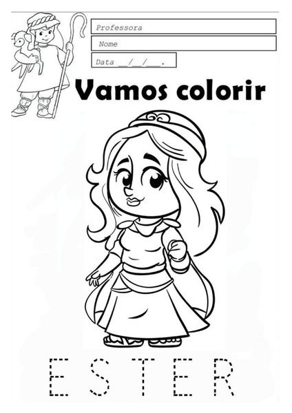 Vamos Colorir - Ester