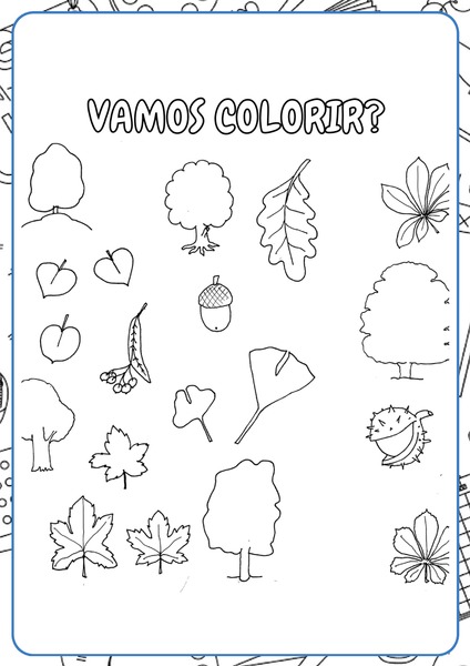 Vamos Colorir - Natureza