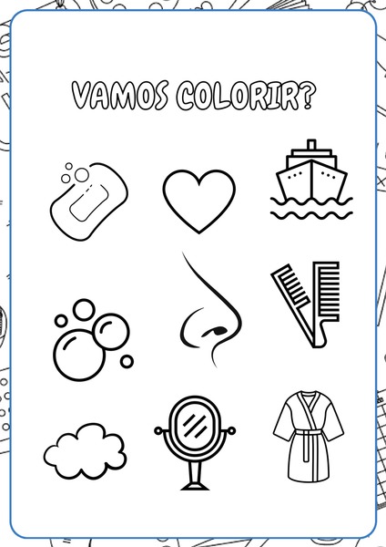 Vamos Colorir - Objetos