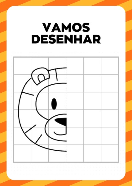 Vamos Desenhar - Leão